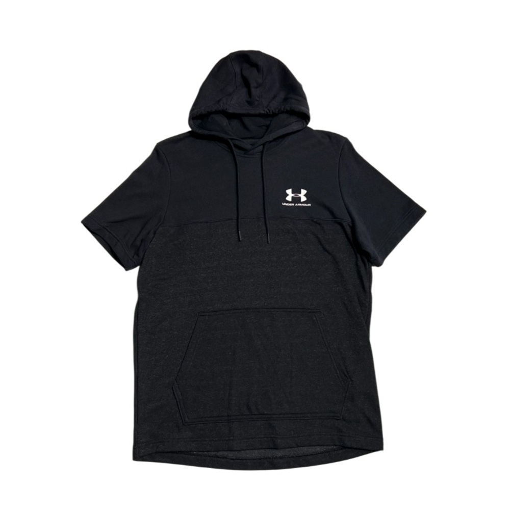 Under Armour Black Athletic Short Sleeve Hoodie